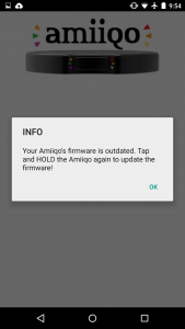 amiiqo-screenshot-outdated-firmware